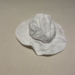 White baby Sun Hat